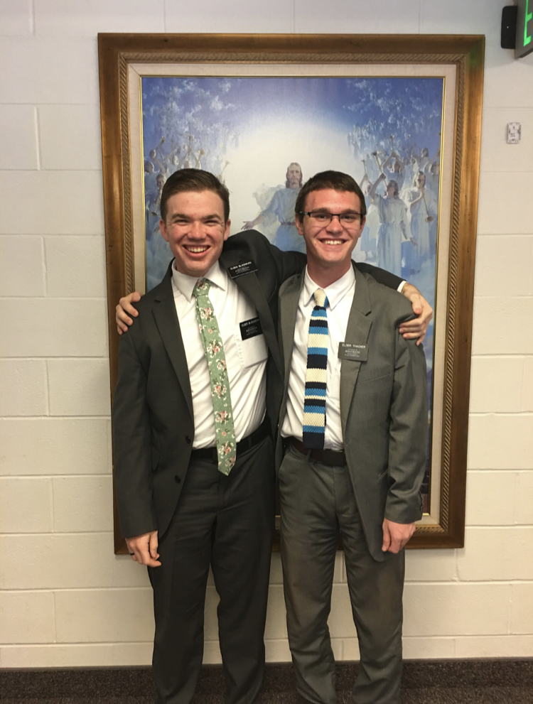Elder Blackburn and I!