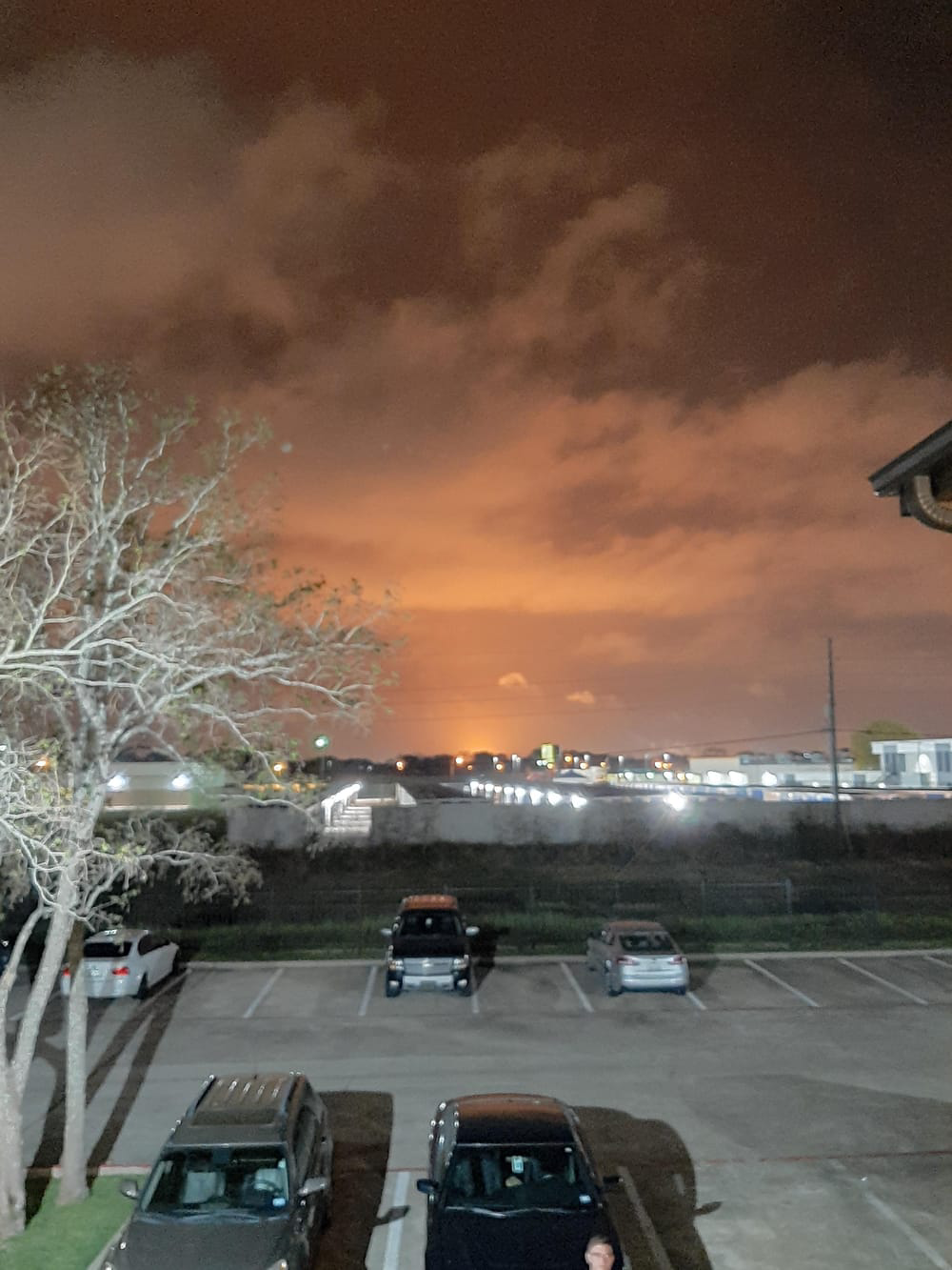 Distant fire (idk what it was)