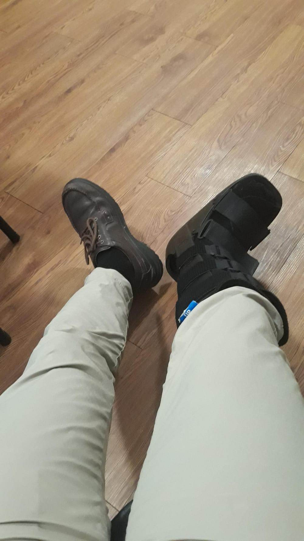 My boot! (And my other slightly less injured foot)