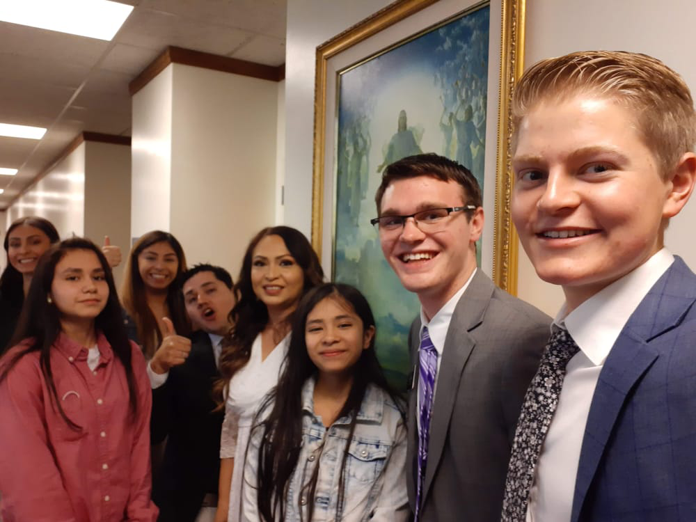 The baptism was a party